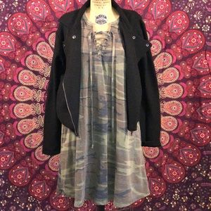 Army Fatigue Shift Dress